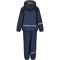 ZigZag Augus PU Fleece Regenjacke + Regenhose Set Kinder 2135 - dark denim 2 (92)