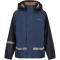 ZigZag Augus PU Fleece Regenjacke + Regenhose Set Kinder 2135 - dark denim 2 (92)