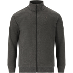 Cruz Pitt Melange Sweatjacke Herren 1011 - dark grey melange S
