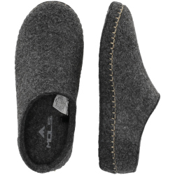 Mols Sinaka Filz Hausschuhe 1011 - dark grey melange 37