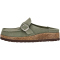 Cruz Emilian Leder Moc Toe Kork Clogs Damen 3011 - deep lichen green 36
