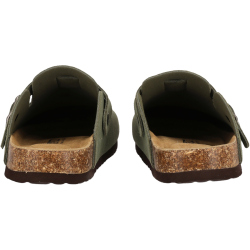 Cruz Cosimo Leder Kork Clogs 3011 - deep lichen green 36
