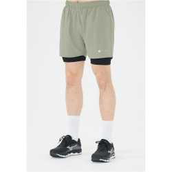VIRTUS Zayne 2in1 Trainingsshorts Herren 3250 - dried sage S