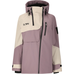 SLOPE Zuko Lined Shell Skijacke Damen 4214 - gray ridge XXS