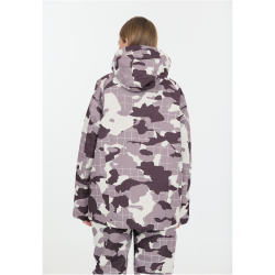 SLOPE Kenai Allover Print Skijacke Damen 4214 - gray ridge XXS