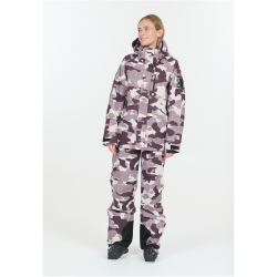 SLOPE Kenai Allover Print Skijacke Damen 4214 - gray ridge XS