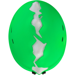 CRAZY SAFETY Bone Spike Skihelm 3999 - green L (58-61 cm)