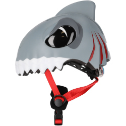 CRAZY SAFETY Shark Fahrradhelm Kinder 0107 - grey S...