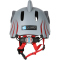 CRAZY SAFETY Shark Fahrradhelm Kinder 0107 - grey S (49-55 cm)