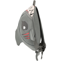 CRAZY SAFETY Shark Rucksack Kinder 0107 - grey