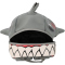 CRAZY SAFETY Shark Rucksack Kinder 0107 - grey
