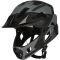 CRAZY SAFETY Titan Fullface Fahrradhelm Kinder 0107 - grey M (54-57 cm)