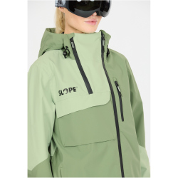 SLOPE Zuko Lined Shell Skijacke Damen 3068 - hedge green XS