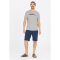 Cruz Doney Printed T-Shirt Herren 1005 - light grey melange S