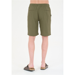 Cruz Micky Leinenshorts Herren 3232 - loden green S