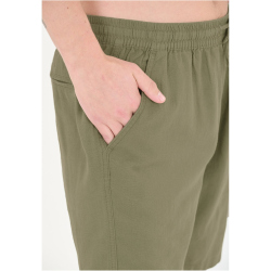Cruz Micky Leinenshorts Herren 3232 - loden green S