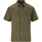 Cruz Micky kurzarm Leinenhemd Herren 3232 - loden green S