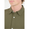 Cruz Micky kurzarm Leinenhemd Herren 3232 - loden green S