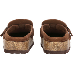 Cruz Emilian Leder Moc Toe Kork Clogs Damen 5007 - mustang 36