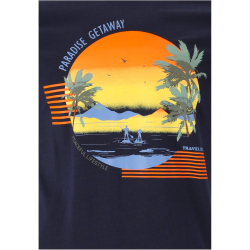 Cruz Flair T-Shirt Herren 2048 - navy blazer M