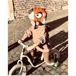 CRAZY SAFETY Tiger Fahrradhelm Kinder 110 - orange S (49-55 cm)