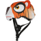 CRAZY SAFETY Tiger Fahrradhelm Kinder 110 - orange S (49-55 cm)