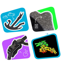 CRAZY SAFETY Cool Grafitti Fahrradhelm Kinder 0303 -...
