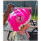 CRAZY SAFETY Dino Fahrradhelm Kinder 0156 - pink S (49-55 cm)