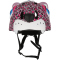 CRAZY SAFETY Leopard Fahrradhelm Kinder 0156 - pink S (49-55 cm)