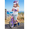 CRAZY SAFETY Leopard Fahrradhelm Kinder 0156 - pink S (49-55 cm)