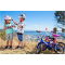 CRAZY SAFETY Shark Fahrradhelm Kinder 0156 - pink S (49-55 cm)