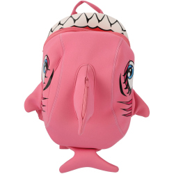 CRAZY SAFETY Shark Rucksack Kinder 0156 - pink