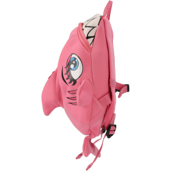 CRAZY SAFETY Shark Rucksack Kinder 0156 - pink