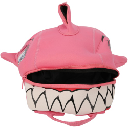 CRAZY SAFETY Shark Rucksack Kinder 0156 - pink