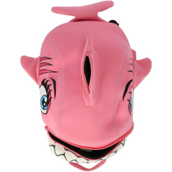 CRAZY SAFETY Shark Rucksack Kinder 0156 - pink