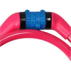 CRAZY SAFETY Code Fahrradschloss Kinder 0156 - pink