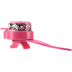 CRAZY SAFETY Leopard Fahrradklingel Kinder 0156 - pink