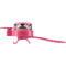 CRAZY SAFETY Leopard Fahrradklingel Kinder 0156 - pink