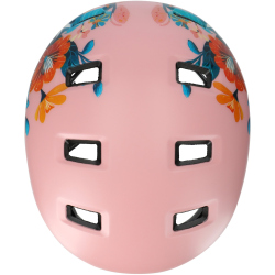 CRAZY SAFETY Rampage Flower Fahrradhelm 0156 - pink M...