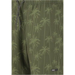 Cruz Rohan Mid Thigh Boardshorts Herren 3678 - print green palm L