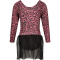 ZigZag Ditte Printed Gymnastikanzug Kinder 3748 - print leopard 2 (92)