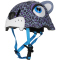 CRAZY SAFETY Leopard Fahrradhelm Kinder 016 - purple S (49-55 cm)