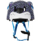CRAZY SAFETY Leopard Fahrradhelm Kinder 016 - purple S (49-55 cm)