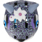 CRAZY SAFETY Leopard Fahrradhelm Kinder 016 - purple S (49-55 cm)