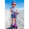 CRAZY SAFETY Leopard Fahrradhelm Kinder 016 - purple S (49-55 cm)