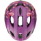 CRAZY SAFETY Cool Heart Fahrradhelm Kinder 016 - purple M (54-58 cm)