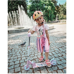 CRAZY SAFETY Giraffe Fahrradhelm Kinder 0104 - red S (49-55 cm)