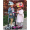 CRAZY SAFETY Giraffe Fahrradhelm Kinder 0104 - red S (49-55 cm)