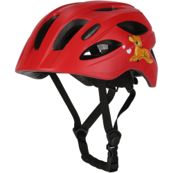 CRAZY SAFETY Cool Cute Fahrradhelm Kinder 0104 - red M...