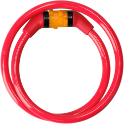 CRAZY SAFETY Code Fahrradschloss Kinder 0104 - red